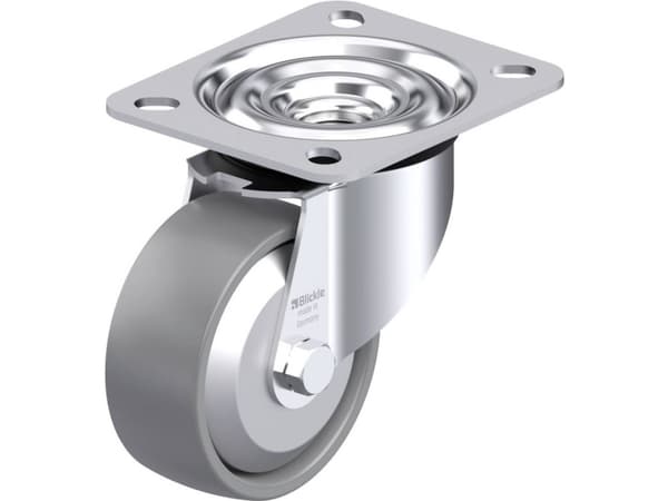 Blickle 946642 LE-PO 80G-ELS-FA Teräksinen kääntöpyörä Pyörän halkaisija: 80 mm Kantavuus (max.): 150 kg 1 kpl