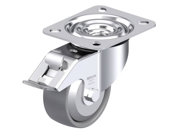 Blickle 946643 LE-PO 80G-FI-ELS-FA Teräksinen kääntöpyörä Pyörän halkaisija: 80 mm Kantavuus (max.): 150 kg 1 kpl