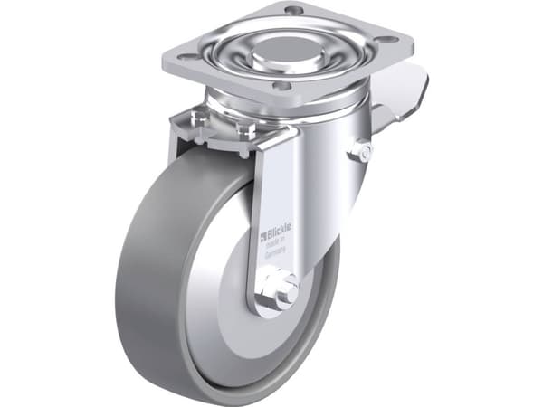 Blickle 946718 LH-PO 125KA-1-ST-ELS-FA Teräksinen kääntöpyörä Pyörän halkaisija: 125 mm Kantavuus (max.): 300 kg 1 kpl