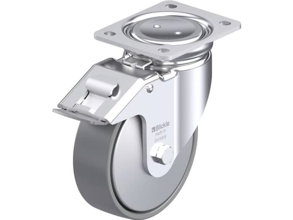 Blickle 946905 LUH-PO 160K-FI-ELS-FA Teräksinen kääntöpyörä Pyörän halkaisija: 160 mm Kantavuus (max.): 450 kg 1 kpl