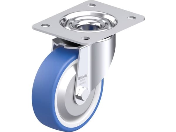 Blickle 947973 LK-POTHS 125XR-3-FA Teräksinen kääntöpyörä Pyörän halkaisija: 125 mm Kantavuus (max.): 275 kg 1 kpl