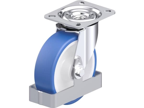 Blickle 948085 L-POTHS 125XR-FS Teräksinen kääntöpyörä Pyörän halkaisija: 125 mm Kantavuus (max.): 250 kg 1 kpl