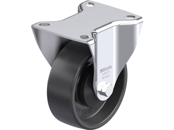 Blickle 953131 B-PP 100KA Kiinteä teräspyörä Pyörän halkaisija: 100 mm Kantavuus (max.): 160 kg 1 kpl