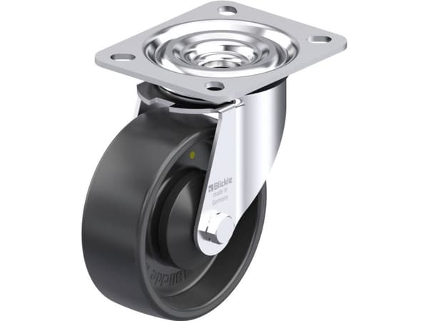Blickle 953164 L-PP 100KA-EL Teräksinen kääntöpyörä Pyörän halkaisija: 100 mm Kantavuus (max.): 160 kg 1 kpl
