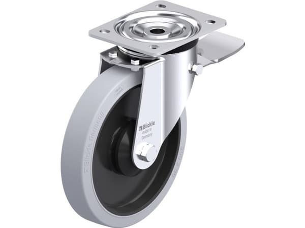 Blickle 960762 L-POEV 201XKA-ST-SG Ohjauspyörä terästä Pyörän halkaisija: 200 mm Kantavuus (max.): 400 kg 1 kpl