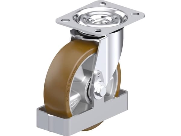 Blickle 939578 L-ALB 125K-FS Teräksinen kääntöpyörä Pyörän halkaisija: 125 mm Kantavuus (max.): 250 kg 1 kpl