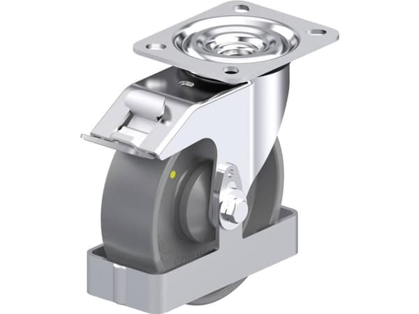 Blickle 939705 L-PO 125KA-FI-ELS-FS Teräksinen kääntöpyörä Pyörän halkaisija: 125 mm Kantavuus (max.): 250 kg 1 kpl
