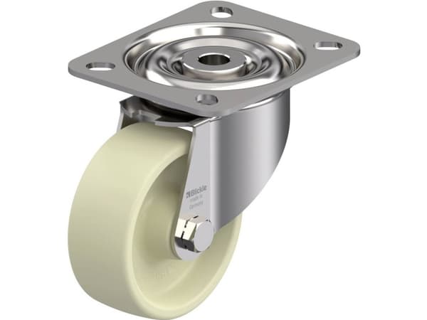 Blickle 940386 LIX-POH 81G Kuumuutta kestävä ohjauspyörä ruostumattomasta teräksestä Pyörän halkaisija: 80 mm Kantavuus (max.): 150 kg 1 kpl