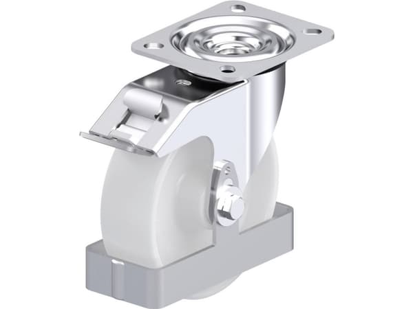 Blickle 939718 L-PO 125XR-FI-FS Teräksinen kääntöpyörä Pyörän halkaisija: 125 mm Kantavuus (max.): 250 kg 1 kpl