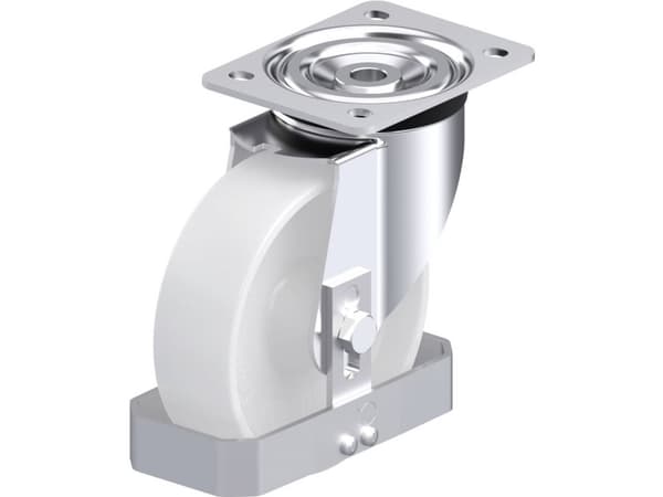 Blickle 939777 L-PO 160R-FS Teräksinen kääntöpyörä Pyörän halkaisija: 160 mm Kantavuus (max.): 400 kg 1 kpl