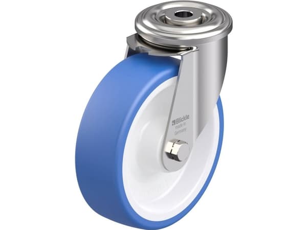 Blickle 942122 LEXR-POTHS 125XR Ohjauspyörä ruostumatonta terästä Pyörän halkaisija: 125 mm Kantavuus (max.): 150 kg 1 kpl