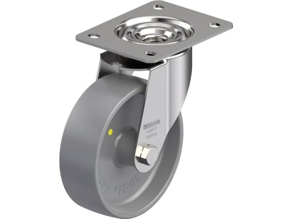 Blickle 945709 LEX-PO 150G-ELS Styrehjul i rustfrit stål Hjuldiameter: 150 mm Bæreevne (maks.): 300 kg 1 stk