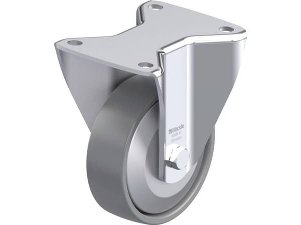 Blickle 946581 BH-PO 125KA-3-ELS-FA Kiinteä teräspyörä Pyörän halkaisija: 125 mm Kantavuus (max.): 300 kg 1 kpl