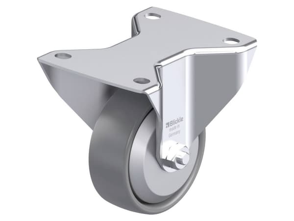 Blickle 946596 BK-PO 100G-3-ELS-FA Fast hjul i stål Hjuldiameter: 100 mm Bæreevne (maks.): 280 kg 1 stk