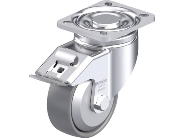 Blickle 946680 LH-PO 100G-1-FI-ELS-FA Teräksinen kääntöpyörä Pyörän halkaisija: 100 mm Kantavuus (max.): 280 kg 1 kpl