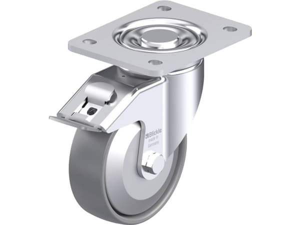 Blickle 946710 LH-PO 125G-3-FI-ELS-FA Teräksinen kääntöpyörä Pyörän halkaisija: 125 mm Kantavuus (max.): 300 kg 1 kpl