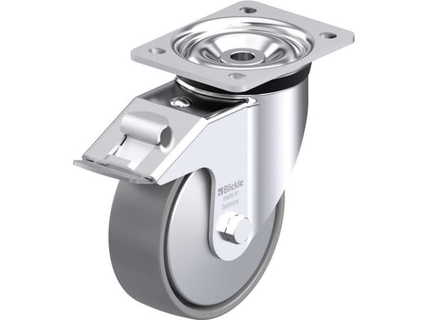 Blickle 946803 LK-PO 150G-FI-ELS-FA Styrehjul i stål Hjuldiameter: 150 mm Bæreevne (maks.): 400 kg 1 stk