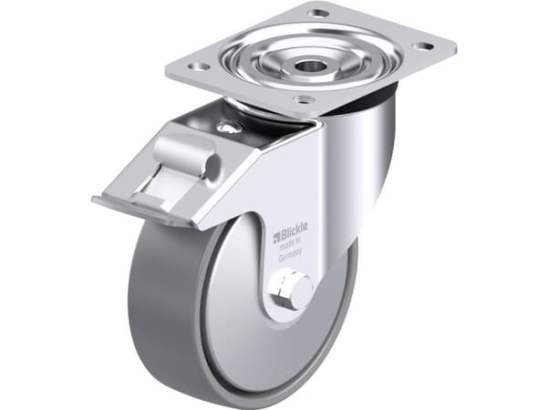 Blickle 946856 L-PO 150K-FI-ELS-FA Teräksinen kääntöpyörä Pyörän halkaisija: 150 mm Kantavuus (max.): 400 kg 1 kpl