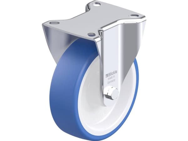Blickle 947899 B-POTHS 125XR Fast hjul i stål Hjuldiameter: 125 mm Bæreevne (maks.): 250 kg 1 stk