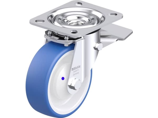 Blickle 948050 L-POTHS 100XKA-ST Teräksinen kääntöpyörä Pyörän halkaisija: 100 mm Kantavuus (max.): 200 kg 1 kpl