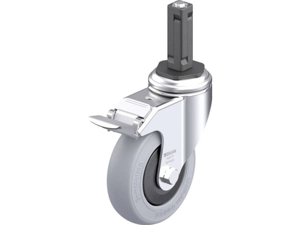 Blickle 952343 LKRA-POES 102KF-11-FI-SG-EV12 Kodinkonepyörä Pyörän halkaisija: 100 mm Kantavuus (max.): 120 kg 1 kpl
