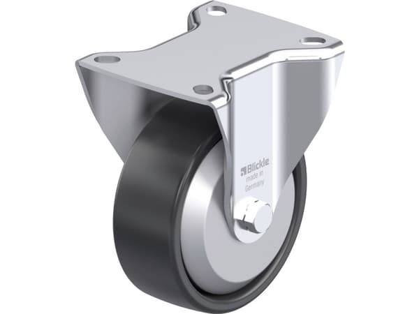 Blickle 953151 B-PP 100KA-EL-FA Kiinteä teräspyörä Pyörän halkaisija: 100 mm Kantavuus (max.): 160 kg 1 kpl