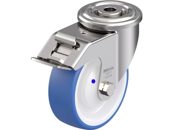 Blickle 942117 LEXR-POTHS 100XKA-FI Ohjauspyörä ruostumatonta terästä Pyörän halkaisija: 100 mm Kantavuus (max.): 150 kg 1 kpl