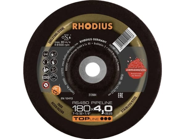 Rhodius 212084 RS480 PIPELINE Skrubbrondell 10 st