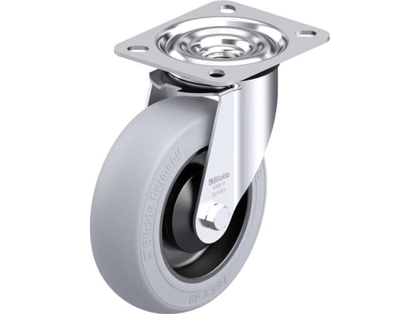 Blickle 921774 LE-POES 125KA-SG Teräksinen kääntöpyörä Pyörän halkaisija: 125 mm Kantavuus (max.): 150 kg 1 kpl