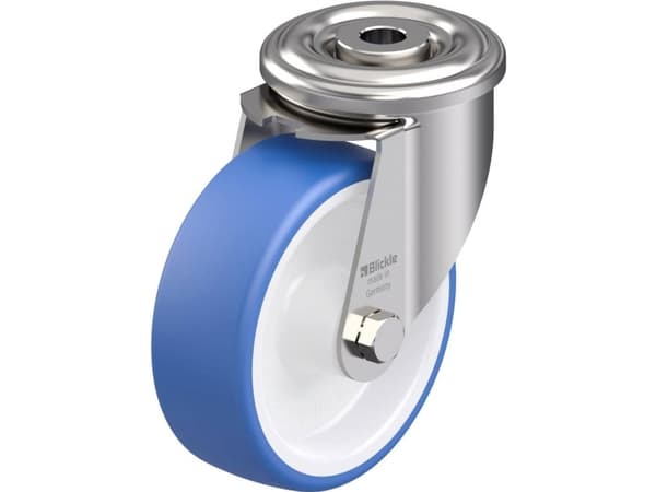 Blickle 942114 LEXR-POTHS 100G Ohjauspyörä ruostumatonta terästä Pyörän halkaisija: 100 mm Kantavuus (max.): 150 kg 1 kpl