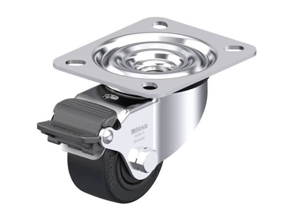 Blickle 945690 LE-POEV 60KF-RA Teräksinen kääntöpyörä Pyörän halkaisija: 60 mm Kantavuus (max.): 120 kg 1 kpl