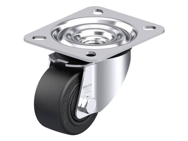 Blickle 941844 LE-POEV 60KF Teräksinen kääntöpyörä Pyörän halkaisija: 60 mm Kantavuus (max.): 120 kg 1 kpl