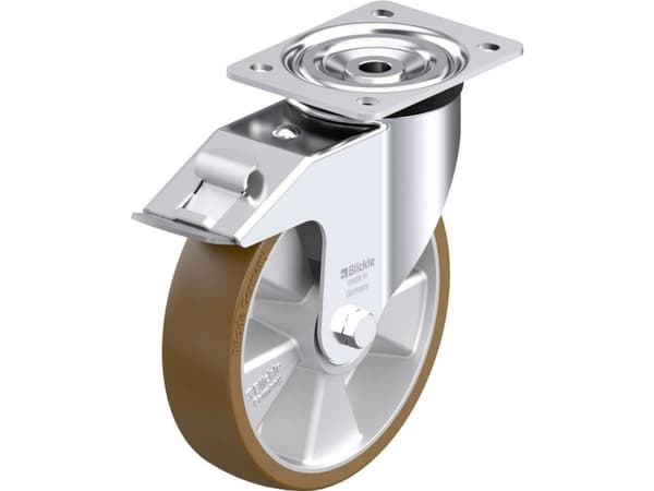 Blickle 917953 L-ALB 200K-FI Teräksinen kääntöpyörä Pyörän halkaisija: 200 mm Kantavuus (max.): 400 kg 1 kpl