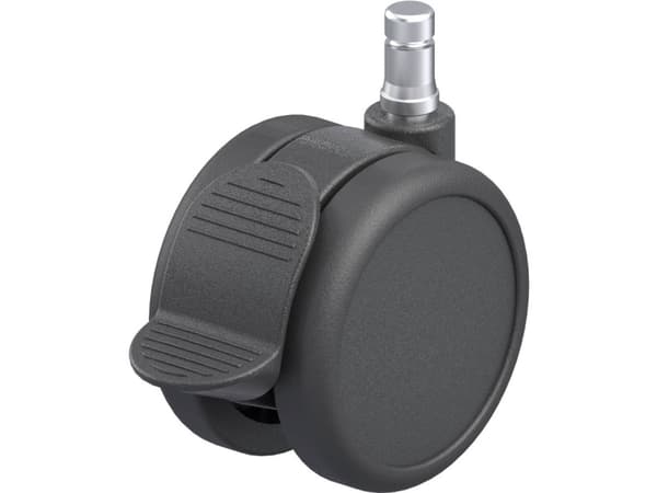 Blickle 854291 LKDB-PUA 75G-RA-ES Kaksinkertainen muovinen kääntyvä pyörä Pyörän halkaisija: 75 mm Kantavuus (max.): 75 kg 1 kpl