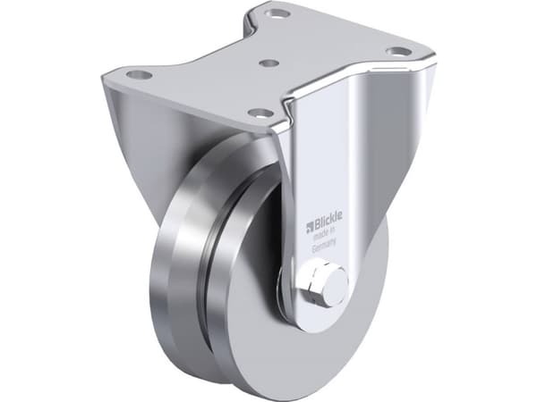 Blickle 301150 BH-DSPK 125K Kiinteä teräspyörä Pyörän halkaisija: 125 mm Kantavuus (max.): 900 kg 1 kpl