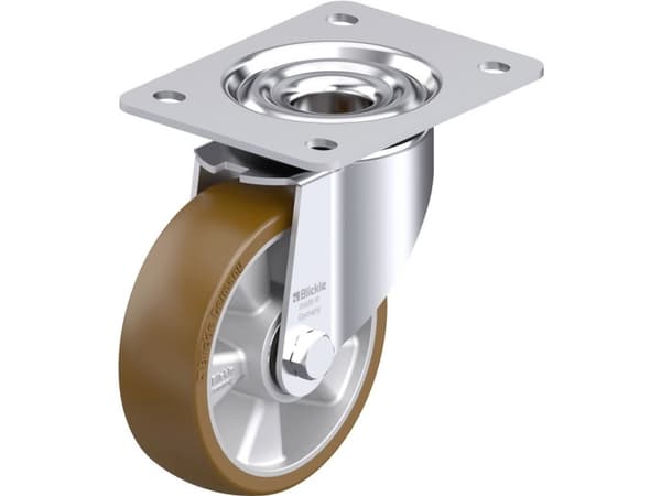 Blickle 921169 LK-ALB 125K-3 Teräksinen kääntöpyörä Pyörän halkaisija: 125 mm Kantavuus (max.): 350 kg 1 kpl