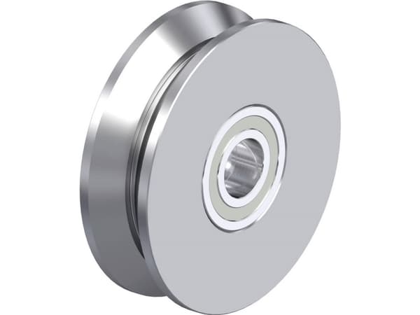 Blickle 937580 DSPK 75/15K Dobbelt sporkranshjul Hjuldiameter: 75 mm Bæreevne (maks.): 250 kg 1 stk