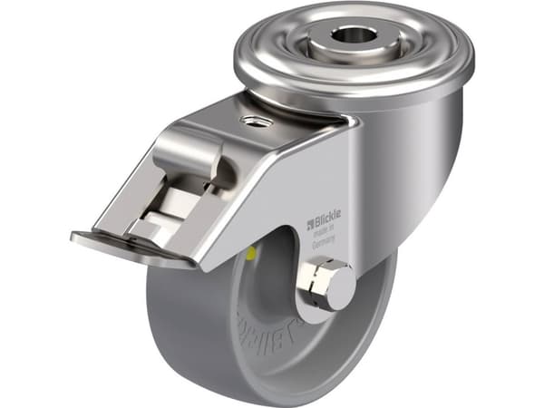 Blickle 945722 LEXR-PO 80G-FI-ELS Ohjauspyörä ruostumatonta terästä Pyörän halkaisija: 80 mm Kantavuus (max.): 150 kg 1 kpl