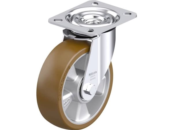 Blickle 915943 L-ALB 125K Teräksinen kääntöpyörä Pyörän halkaisija: 125 mm Kantavuus (max.): 250 kg 1 kpl