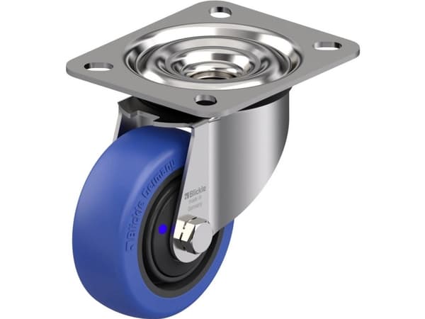 Blickle 905290 LEX-POBS 80XKF Ohjauspyörä ruostumatonta terästä Pyörän halkaisija: 80 mm Kantavuus (max.): 140 kg 1 kpl