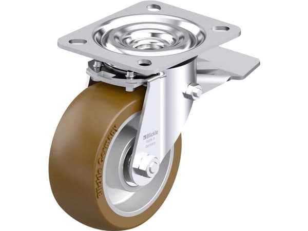 Blickle 917954 L-ALB 101K-ST Teräksinen kääntöpyörä Pyörän halkaisija: 100 mm Kantavuus (max.): 250 kg 1 kpl