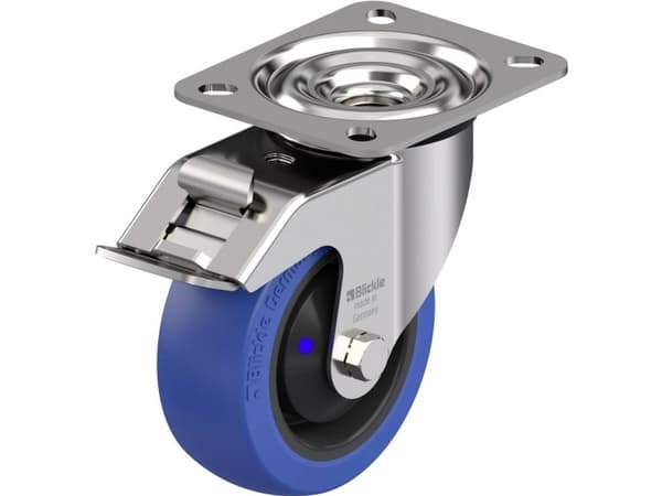 Blickle 901234 LEX-POBS 100XKA-FI Ohjauspyörä ruostumatonta terästä Pyörän halkaisija: 100 mm Kantavuus (max.): 150 kg 1 kpl