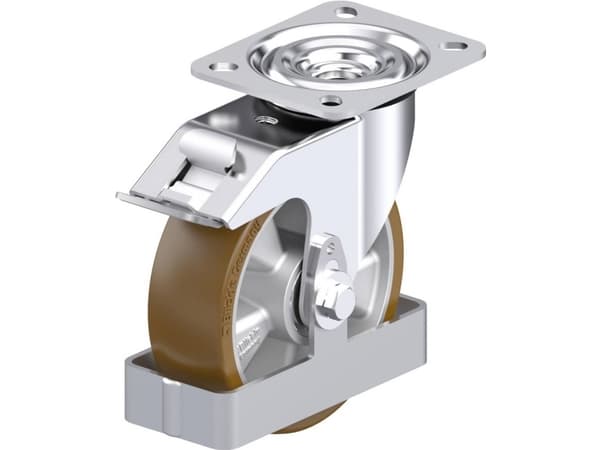 Blickle 939579 L-ALB 125K-FI-FS Teräksinen kääntöpyörä Pyörän halkaisija: 125 mm Kantavuus (max.): 250 kg 1 kpl