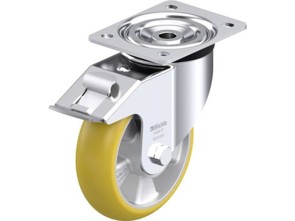 Blickle 857814 L-ALTH 160K-FI-CO Styrehjul i stål Hjuldiameter: 160 mm Bæreevne (maks.): 400 kg 1 stk