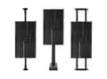 Miniatyrbild 2 av 5: B-Tech BT7901-4350, Side covers, Svart, 50 kg, 109,2 cm (43"), 127 cm (50"), 660 mm