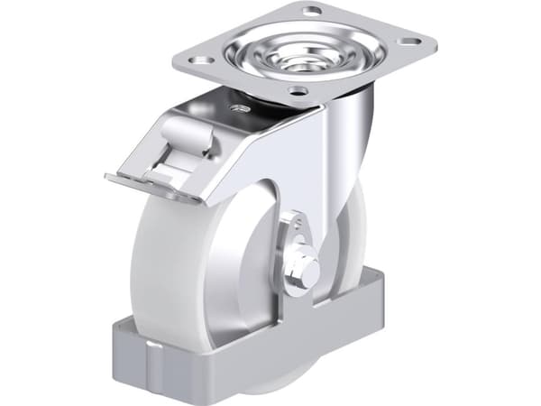Blickle 939706 L-PO 125KA-FI-FA-FS Teräksinen kääntöpyörä Pyörän halkaisija: 125 mm Kantavuus (max.): 250 kg 1 kpl