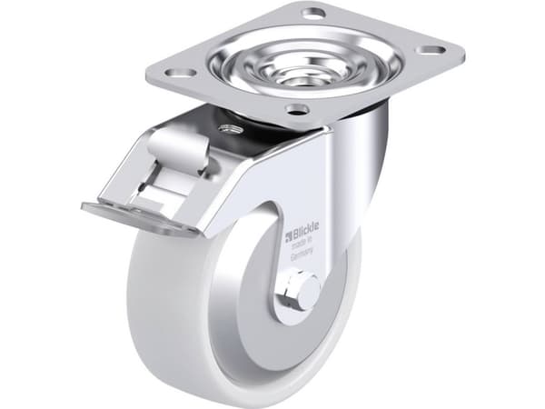 Blickle 749267 L-PO 100XR-FI-FA Styrehjul i stål Hjuldiameter: 100 mm Bæreevne (maks.): 250 kg 1 stk