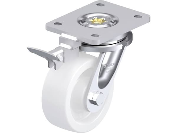 Blickle 852991 LO-SPO 127G-RI4 Styrehjul til tung last Hjuldiameter: 125 mm Bæreevne (maks.): 750 kg 1 stk