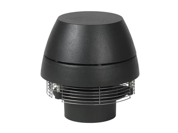 EXHAUSTO Tagventilator DTH20041EC med EC motor, horisontalt afkast, 1x230V. Luftmængde max. 720 m³/h fritblæsende.