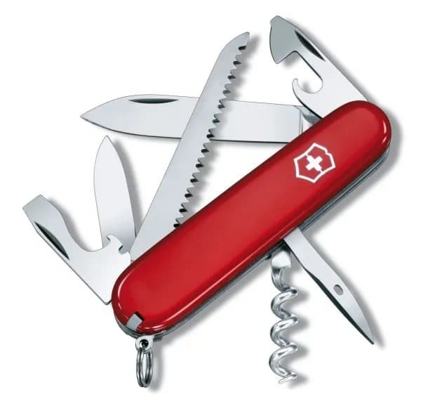 Victorinox 1.3613, Fällkniv av slipjoint-modell, Kniv med flera verktyg, Rostfritt stål, 18 mm, 82 g